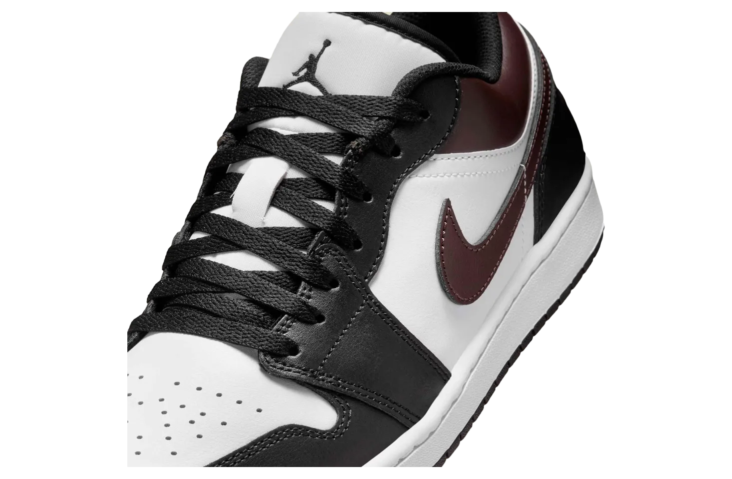 air jordan 1 low white brown 6