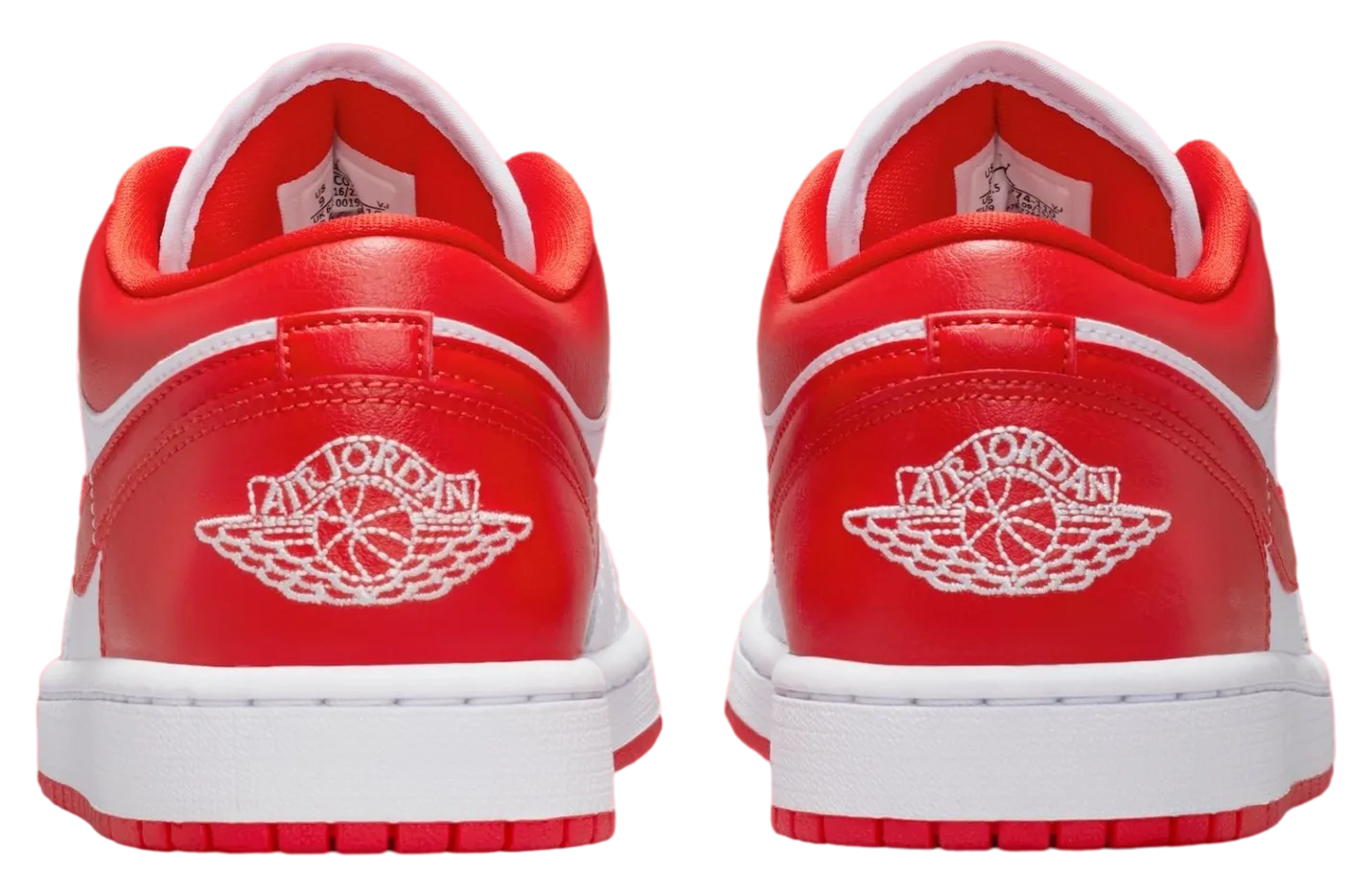 air jordan 1 low white chile red 1