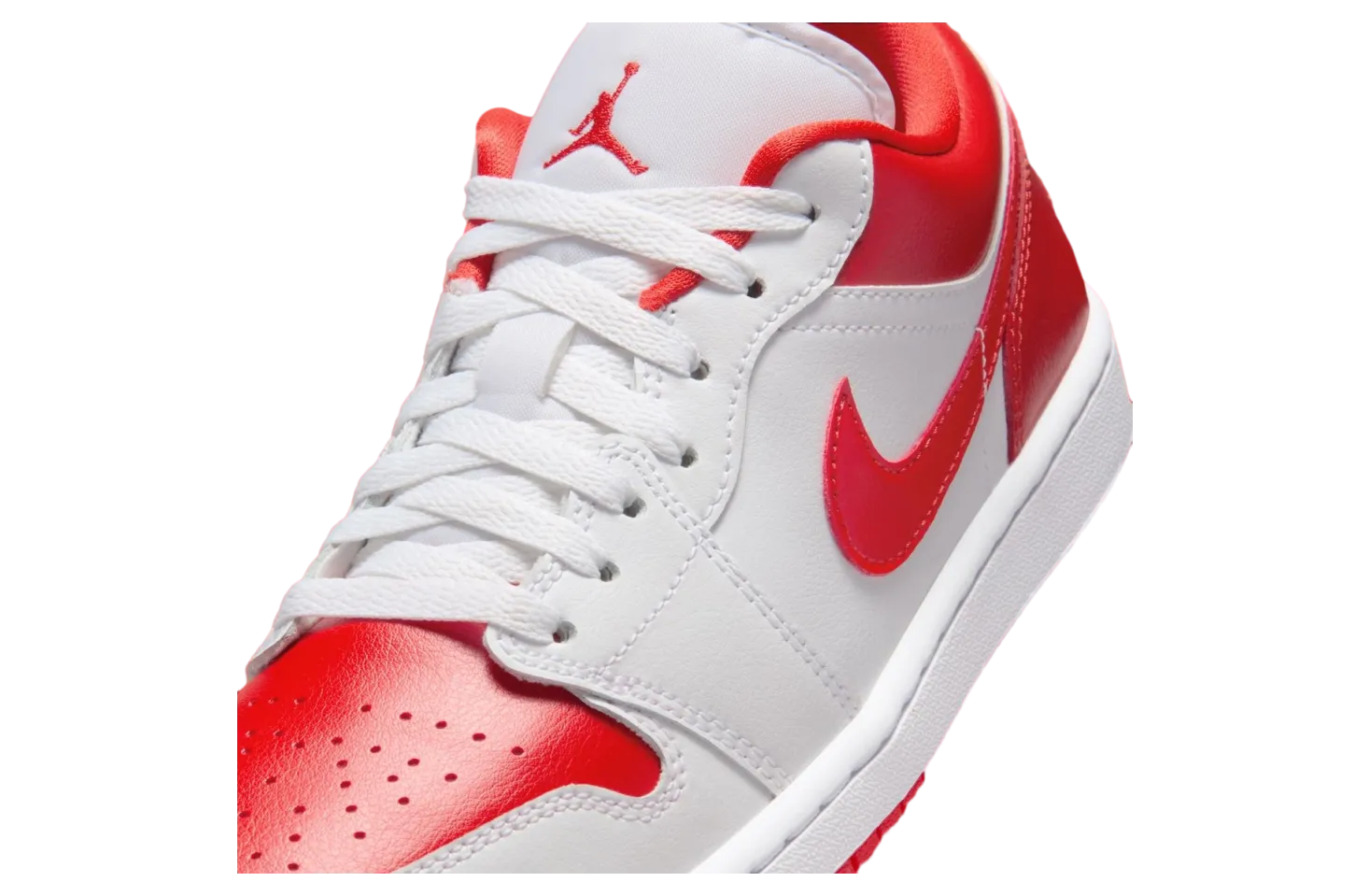 air jordan 1 low white chile red 3