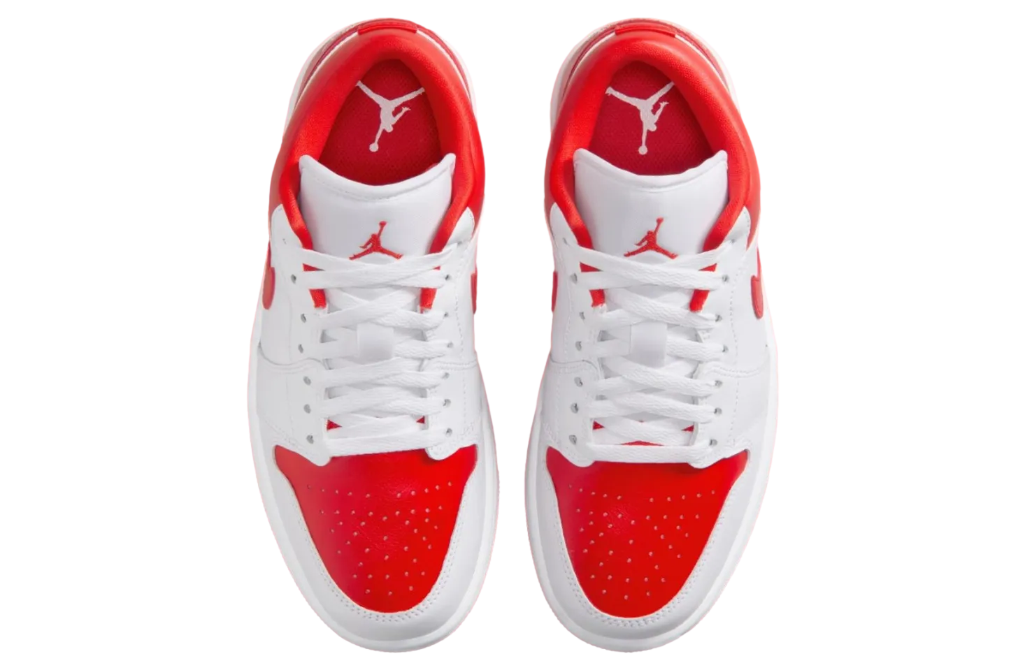 air jordan 1 low white chile red 4