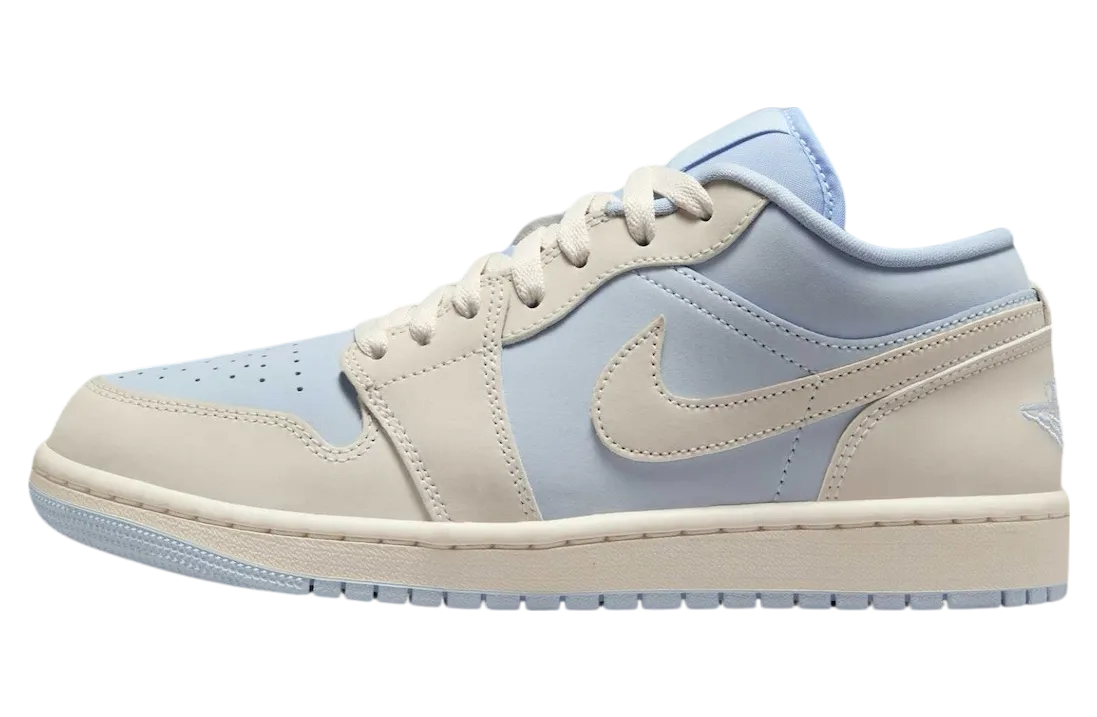 air jordan 1 low wmns hydrogen blue cream