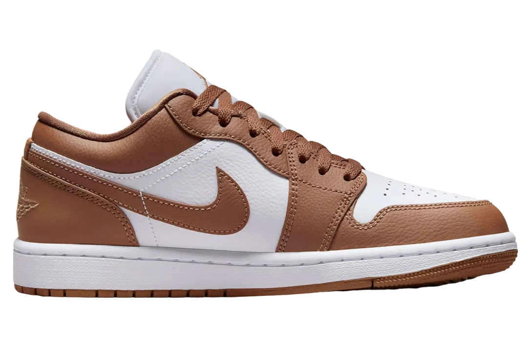 air jordan 1 low wmns white archaeo brown 1