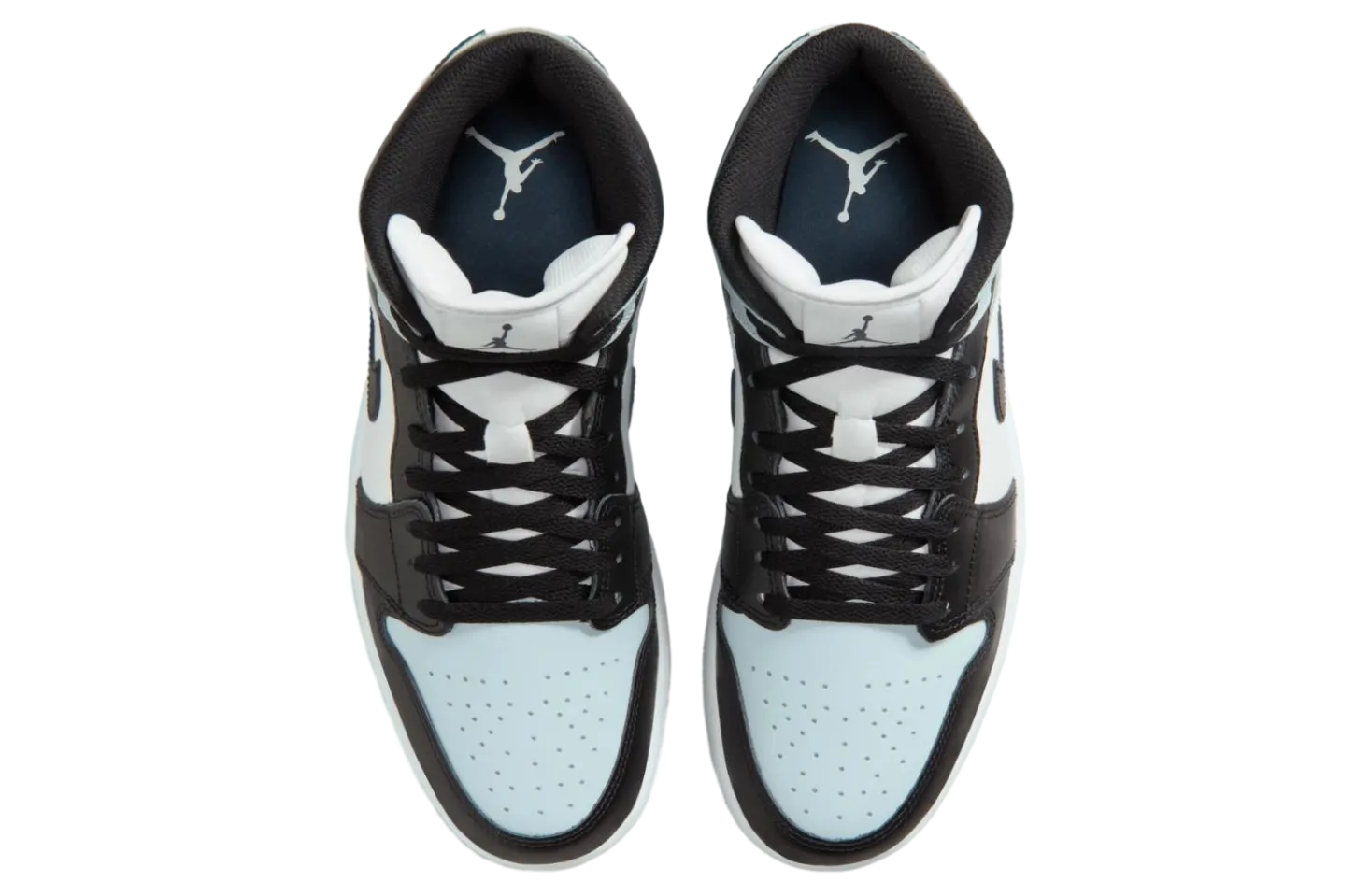 air jordan 1 mid black aura 4