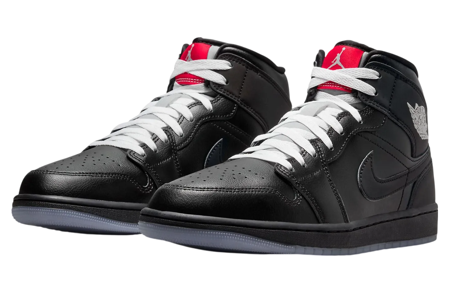 air jordan 1 mid black metallic 0