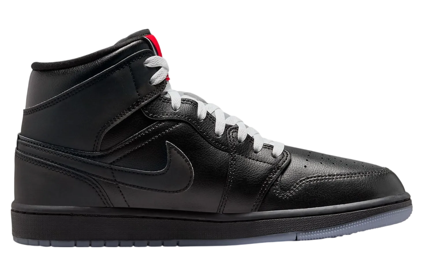 air jordan 1 mid black metallic 1