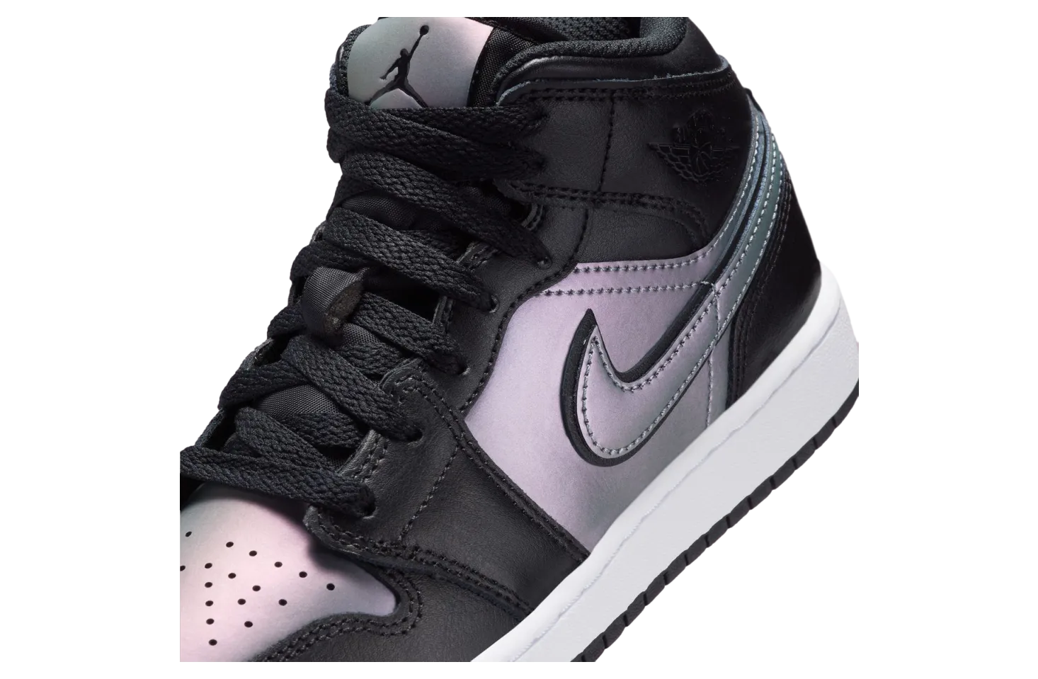 air jordan 1 mid black white 2 6