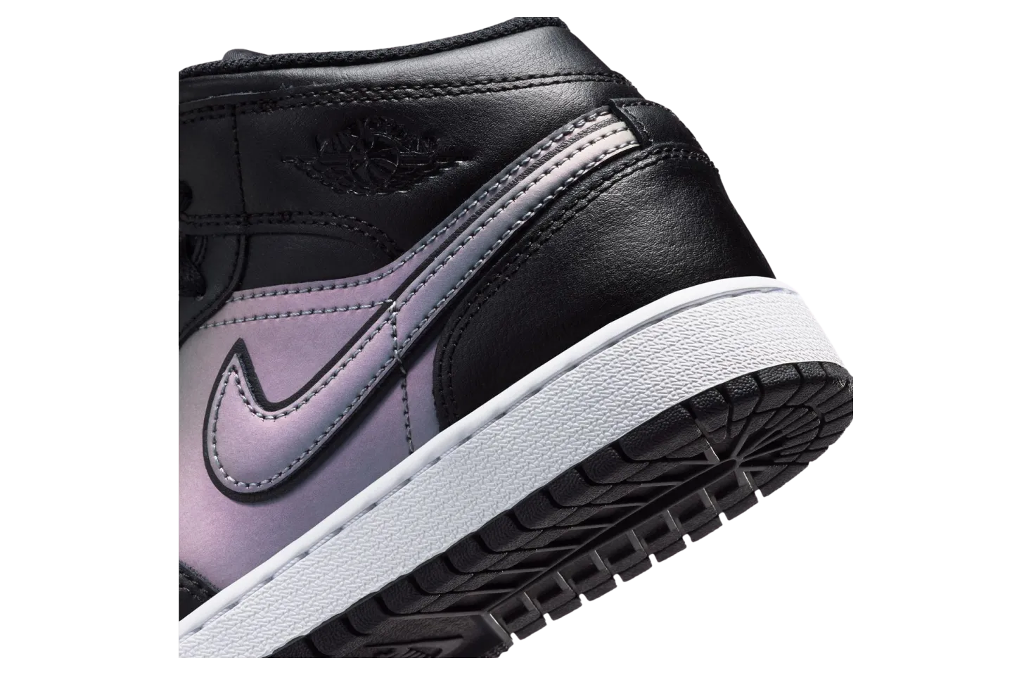 air jordan 1 mid black white 2 7