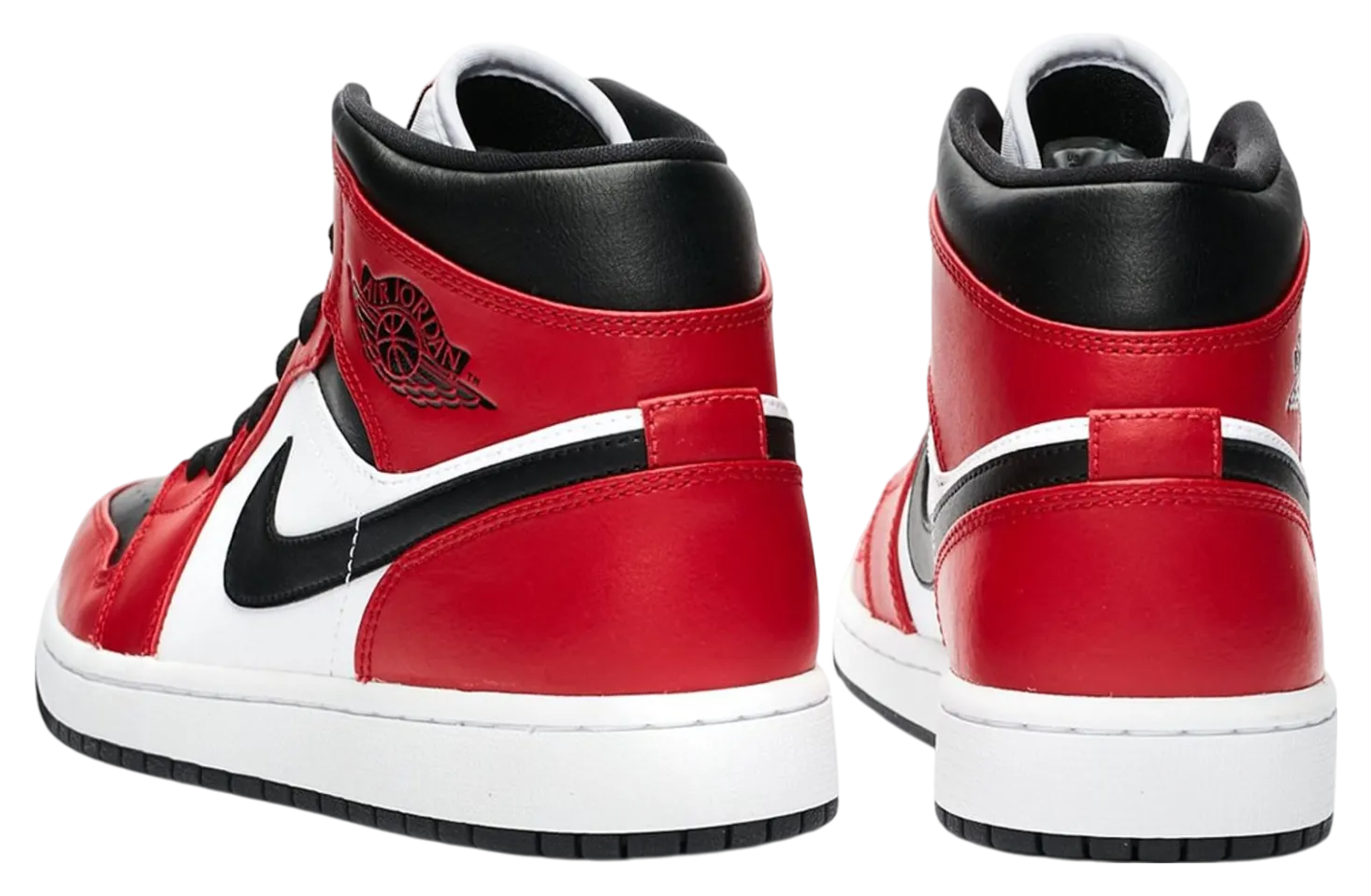 air jordan 1 mid chicago toe 3