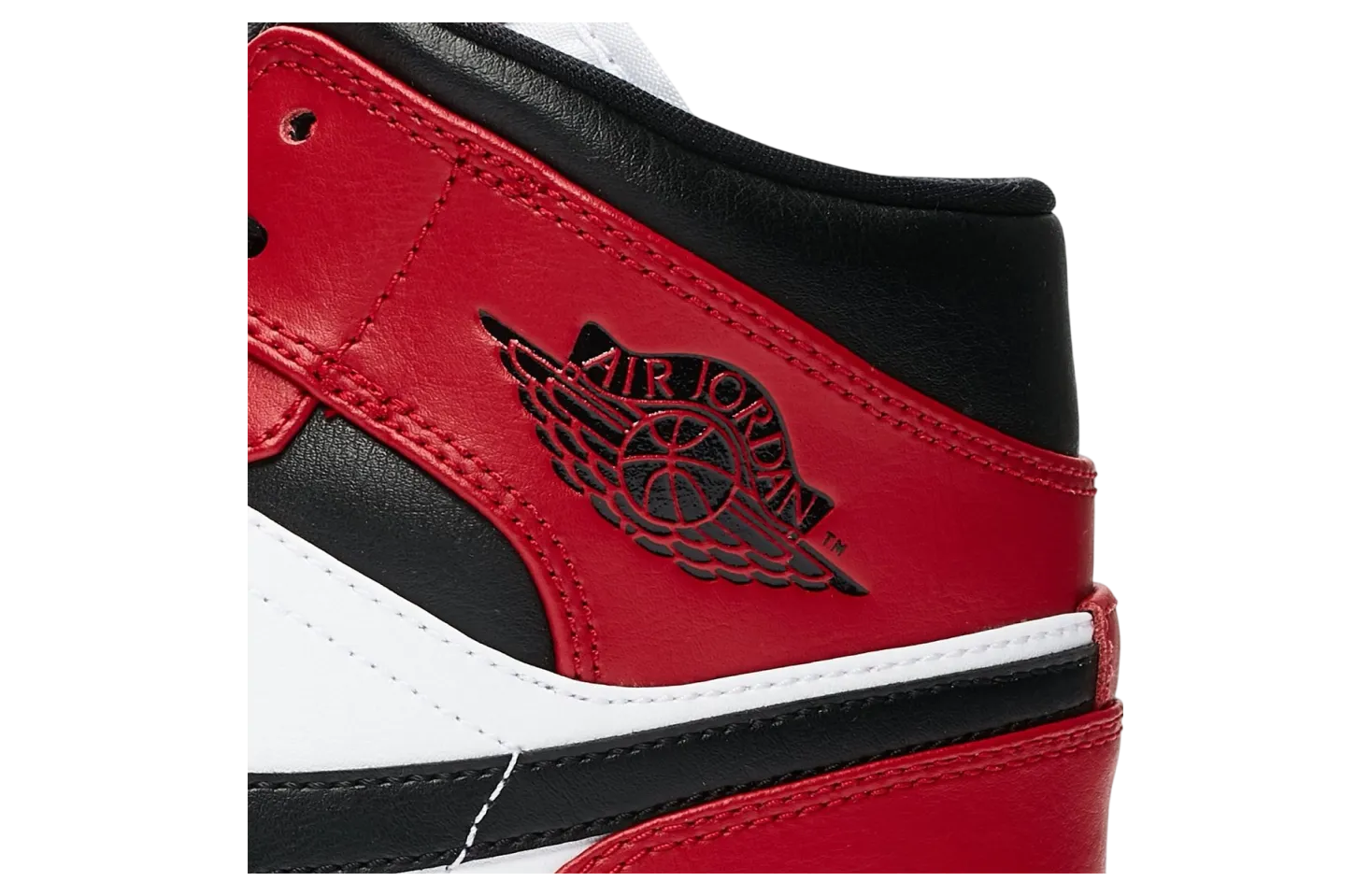 air jordan 1 mid chicago toe 5