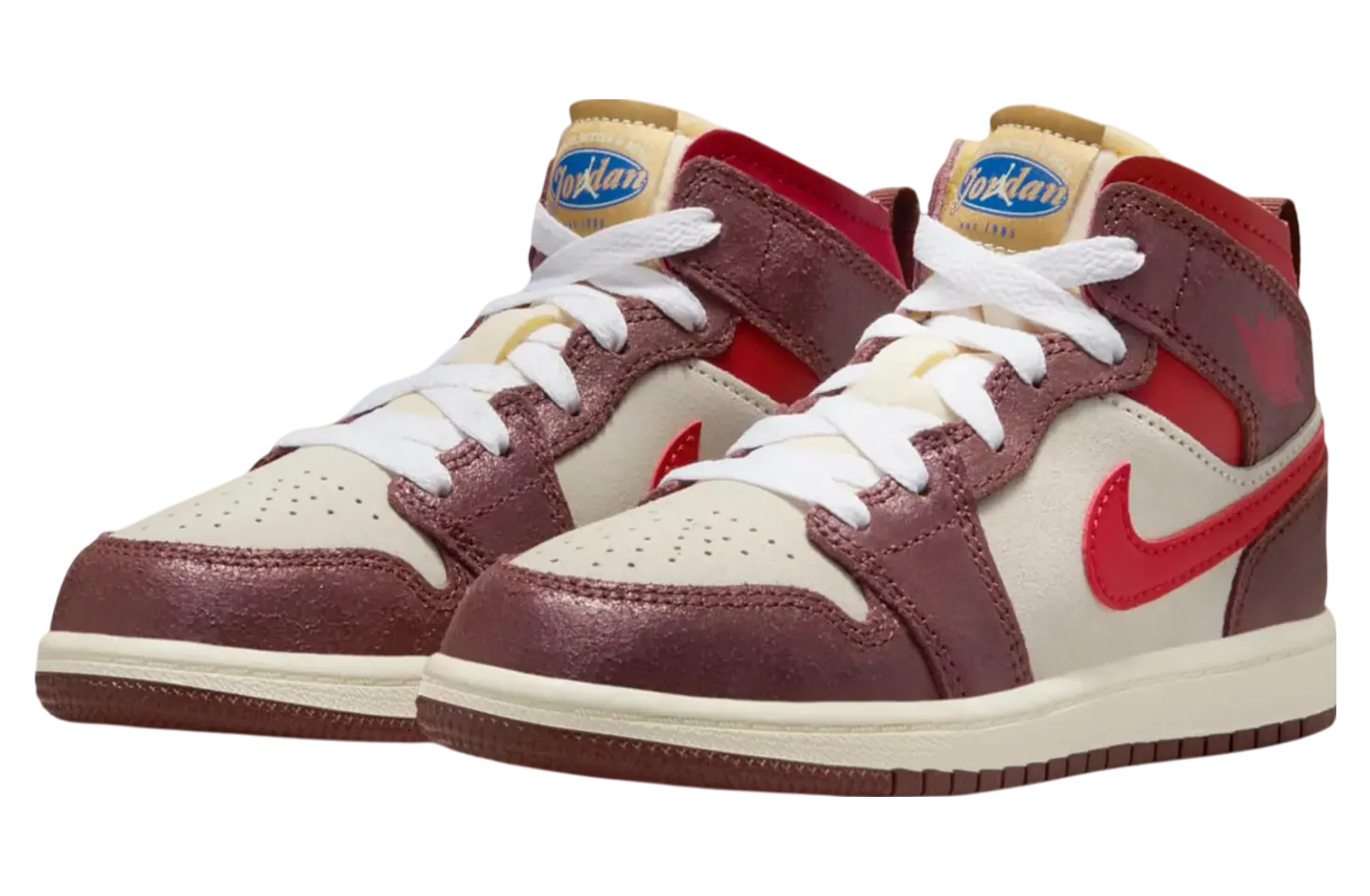 air jordan 1 mid gs bread butter sole 0