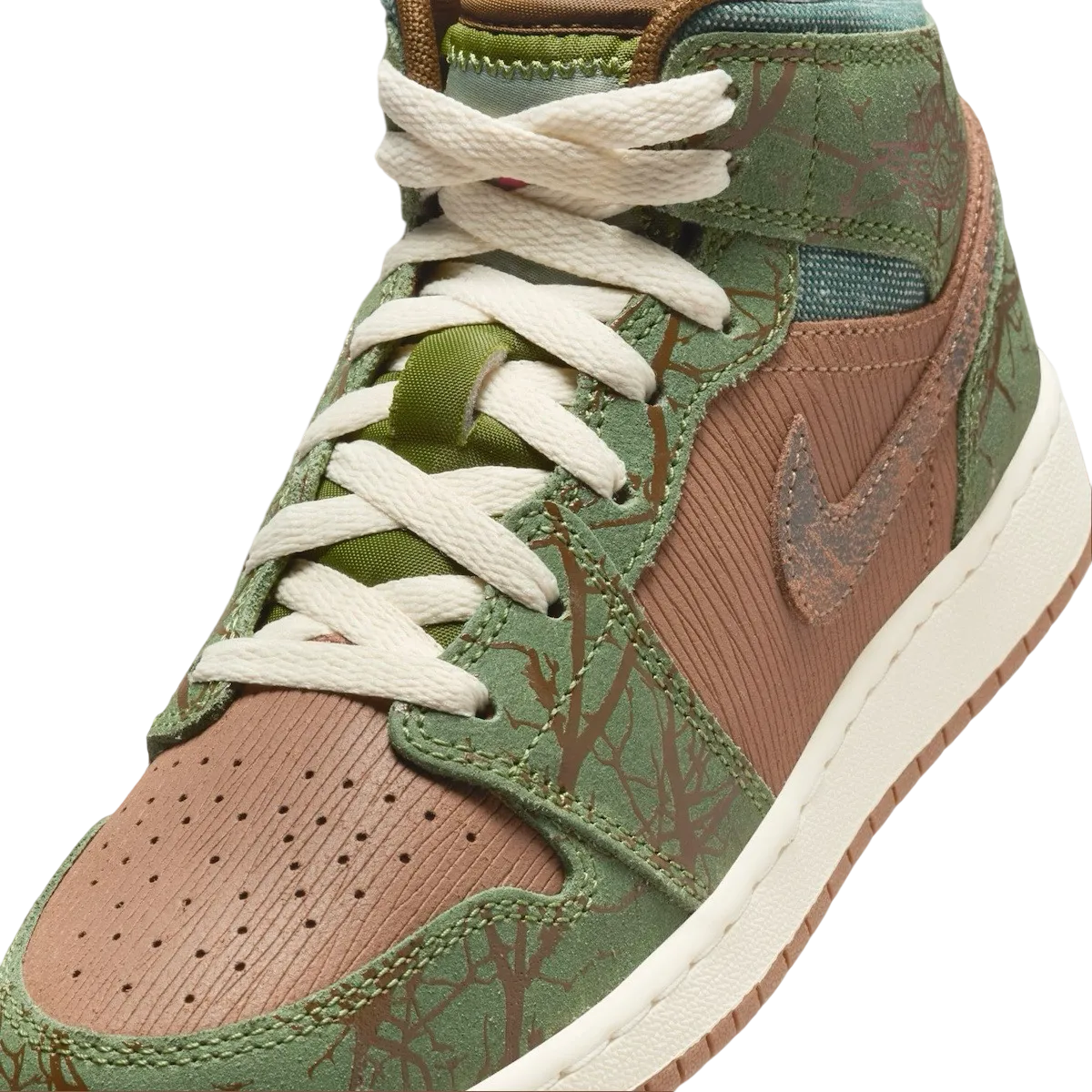 air jordan 1 mid gs treeline 5