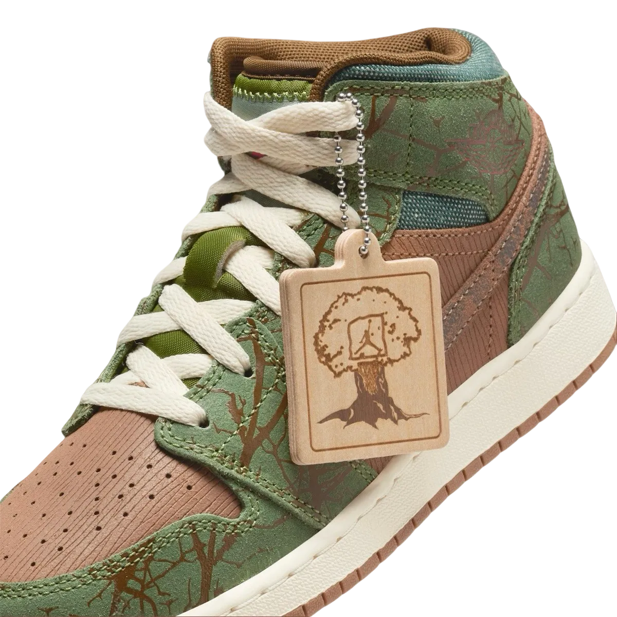 air jordan 1 mid gs treeline 6