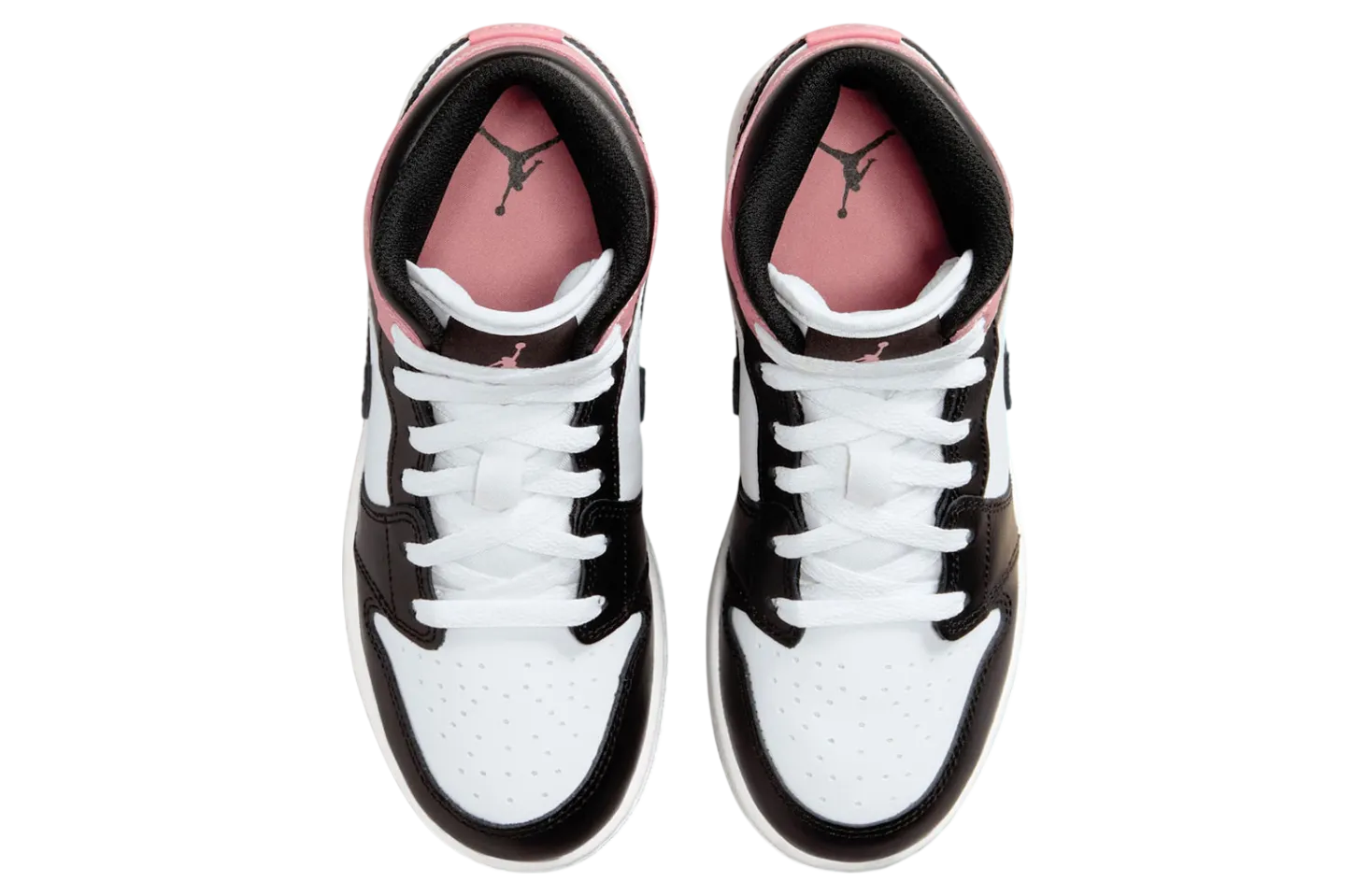 air jordan 1 mid gs white rust pink 2