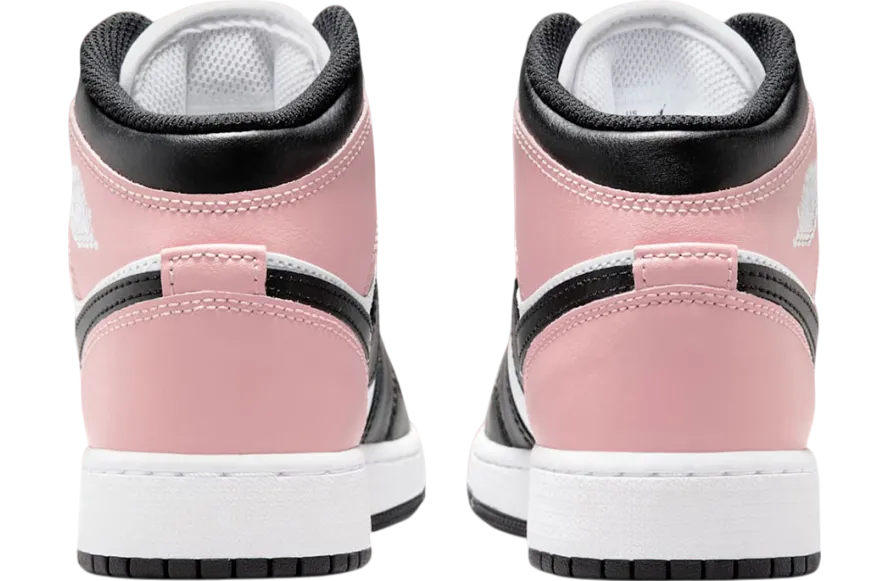 air jordan 1 mid gs white rust pink 3