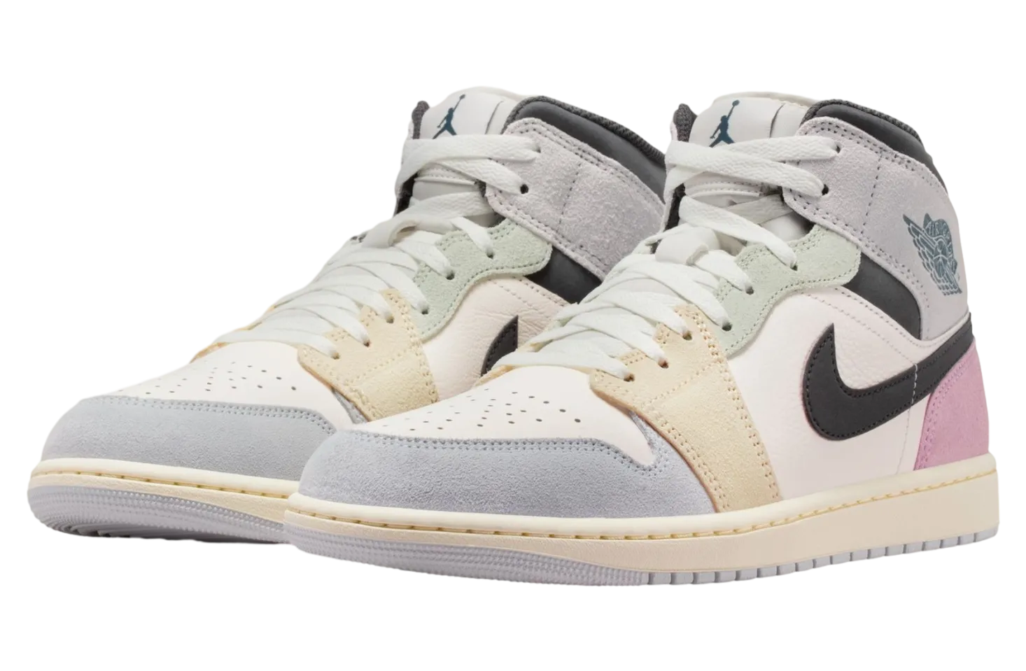 air jordan 1 mid sail iced jade 0