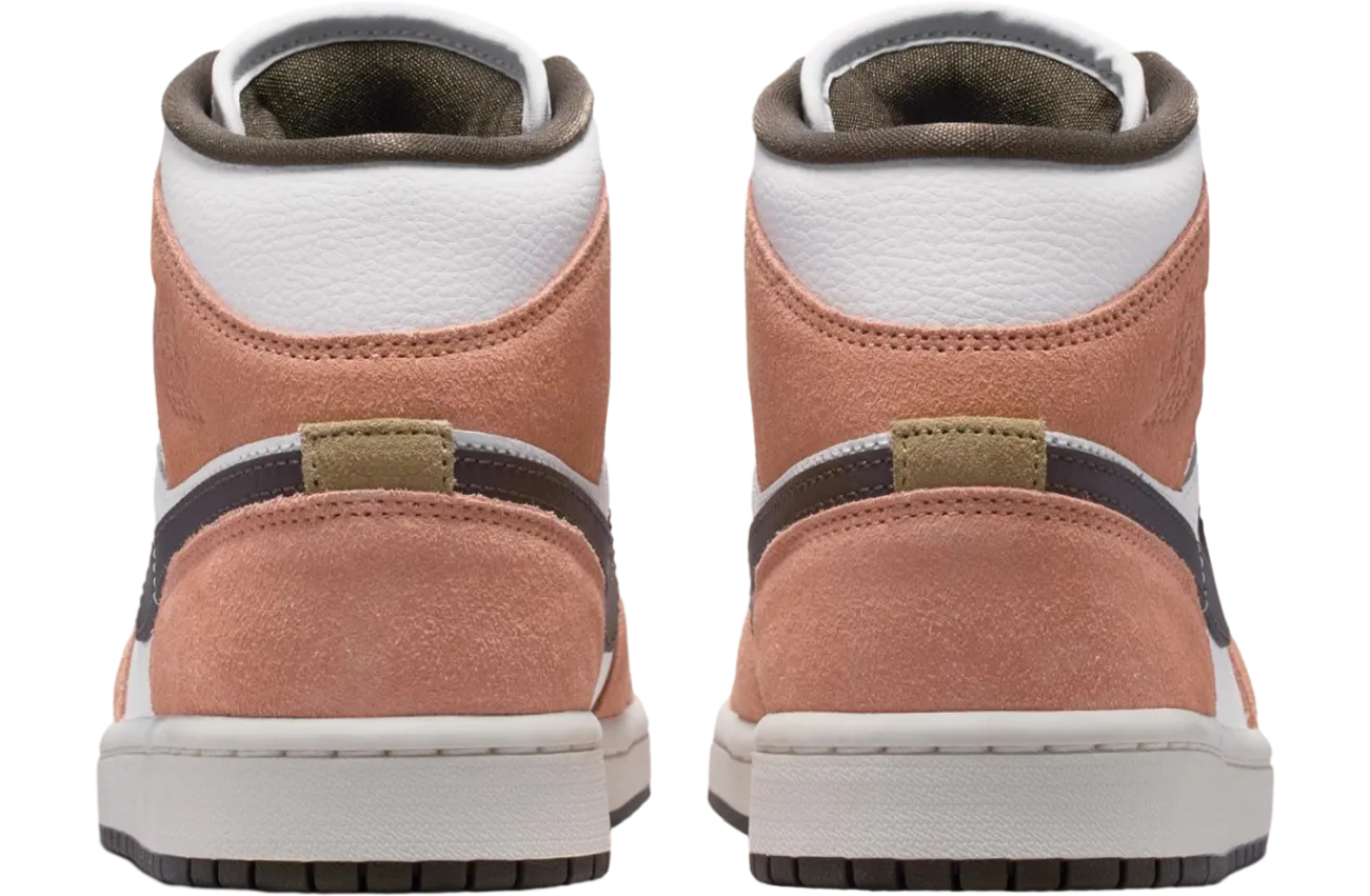 air jordan 1 mid sail light cognac 4