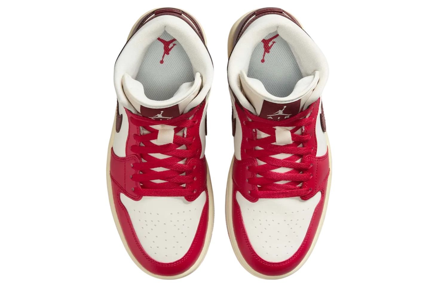 air jordan 1 mid sail mystic hibiscus 1