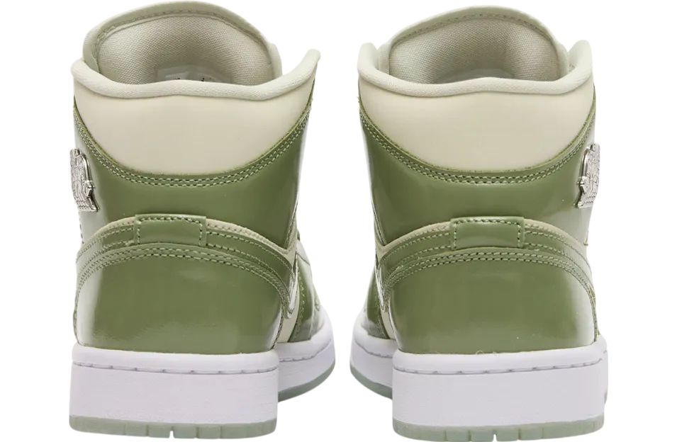 air jordan 1 mid sea glass oil green 2