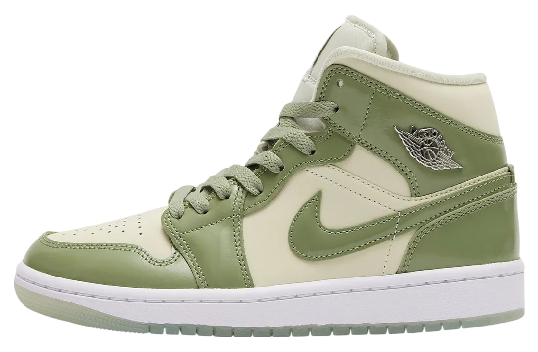 air jordan 1 mid sea glass oil green