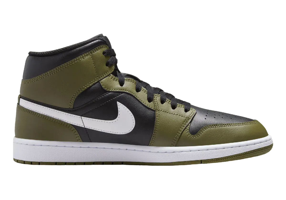 air jordan 1 mid sequoia black 0