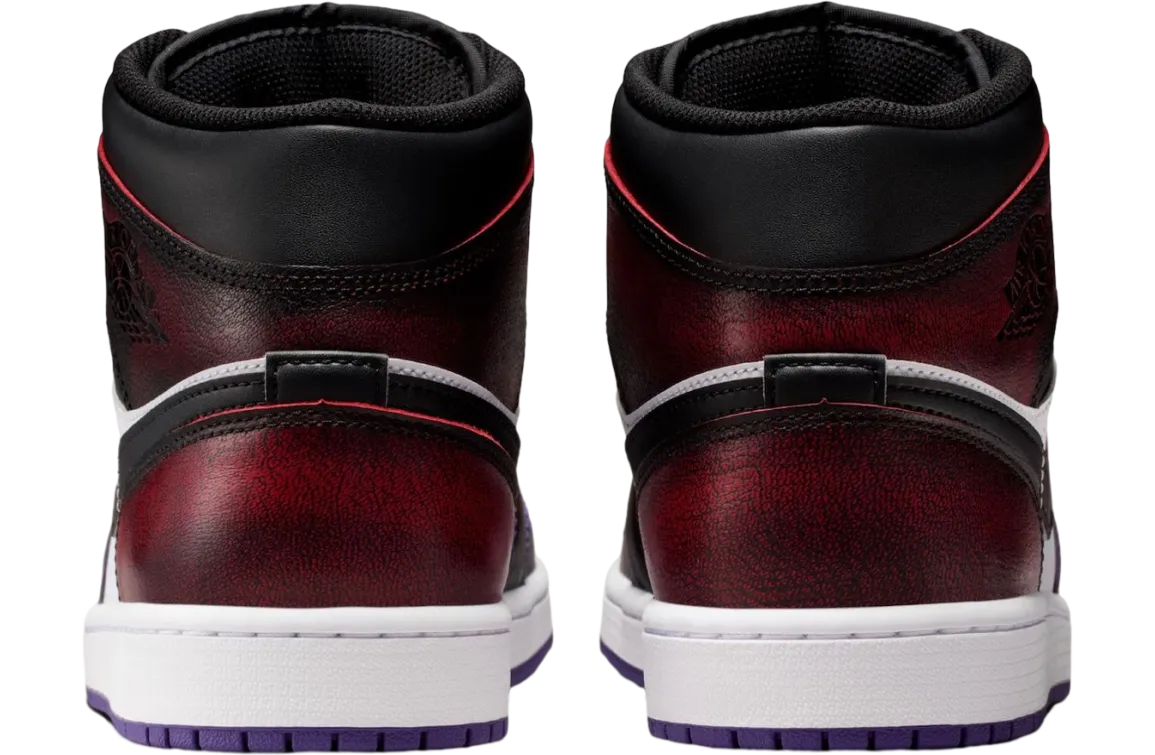 air jordan 1 mid true red court purple 1