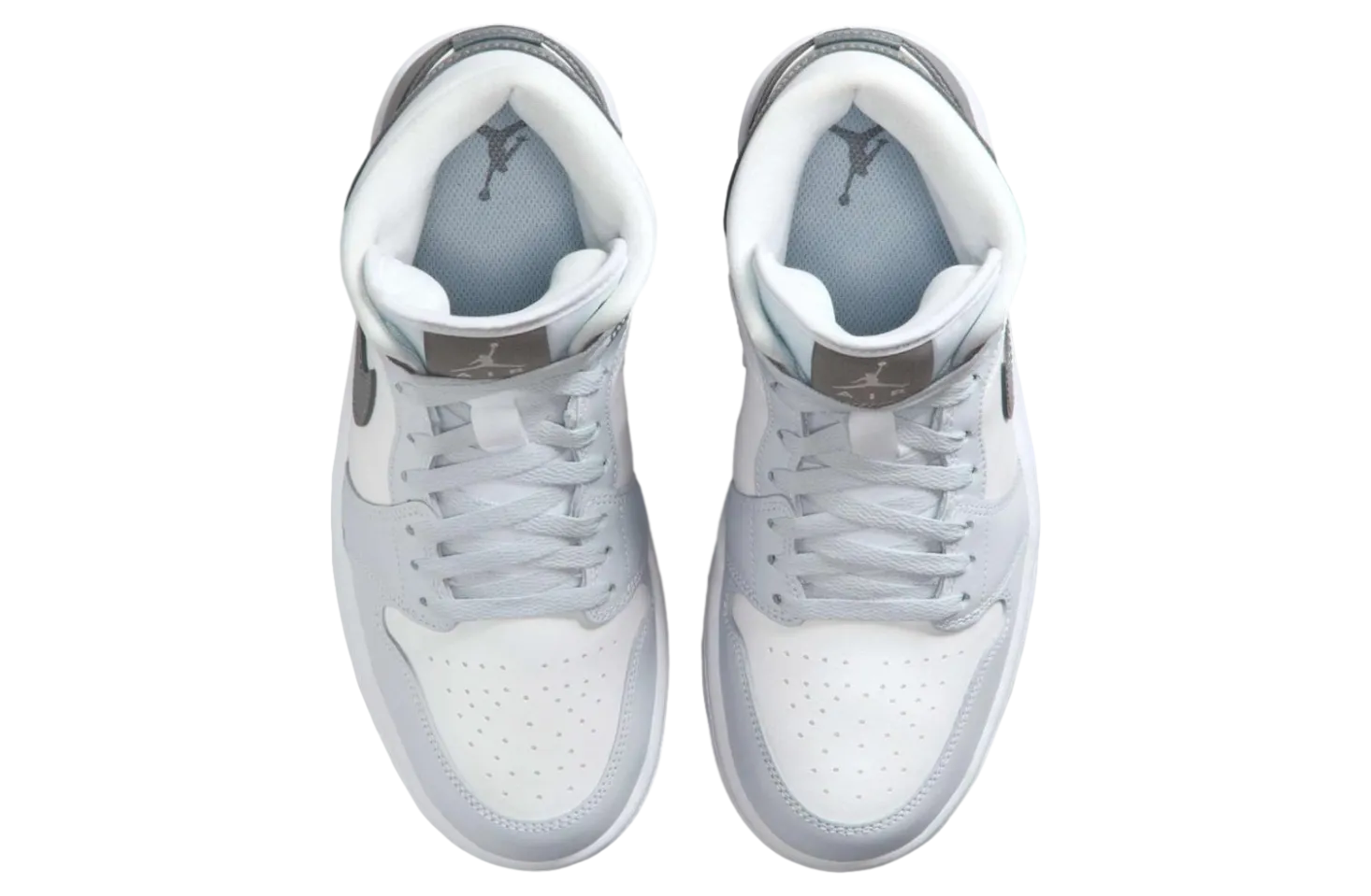 air jordan 1 mid white pure platinum 1 3