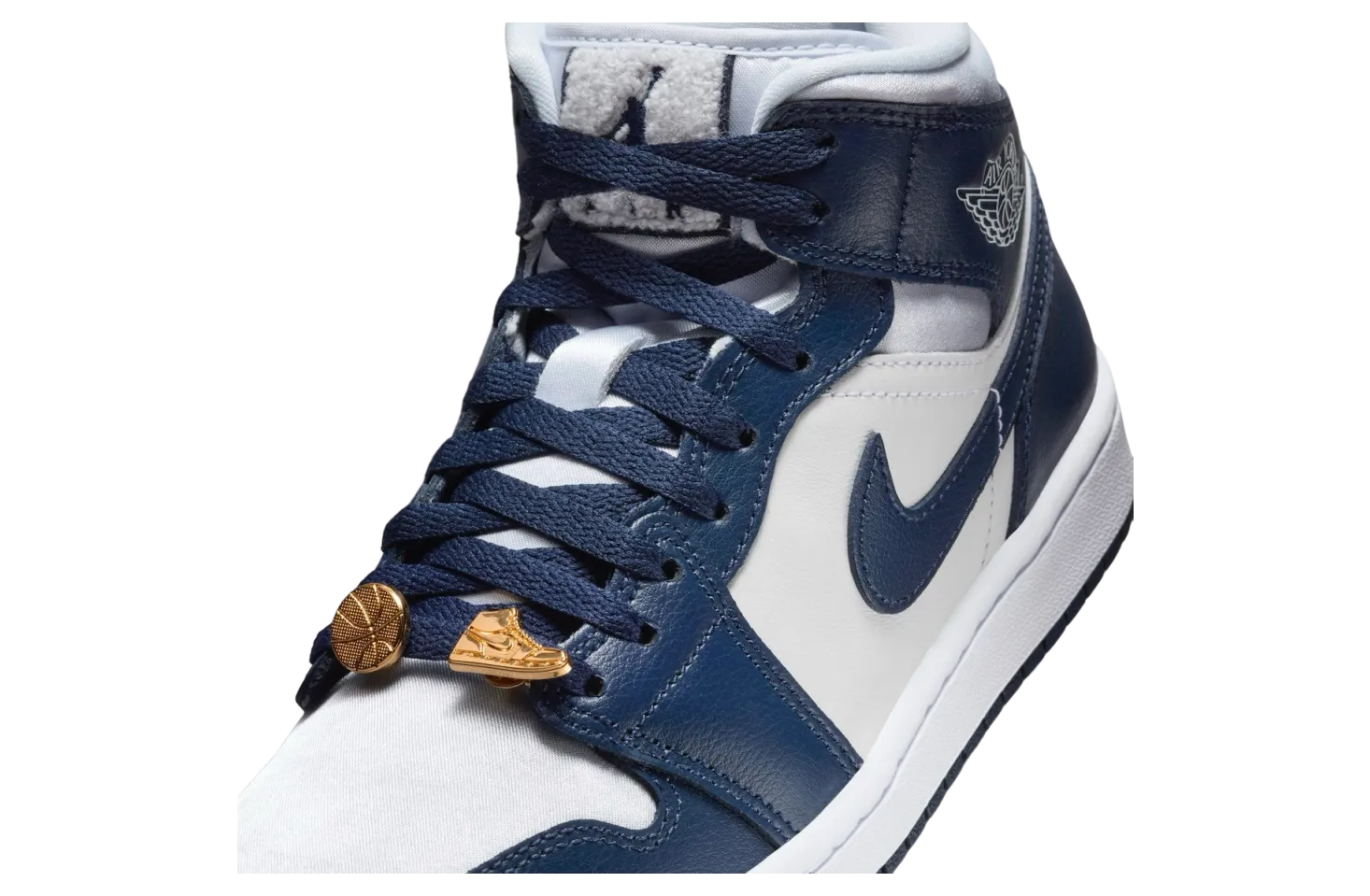 air jordan 1 mid wmns football grey midnight navy 5