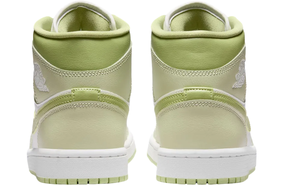 air jordan 1 mid wmns olive aura 4