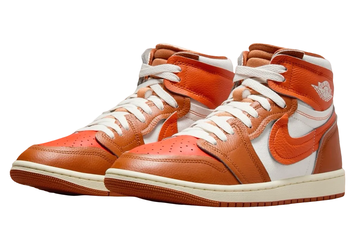 air jordan 1 mm high desert orange 0