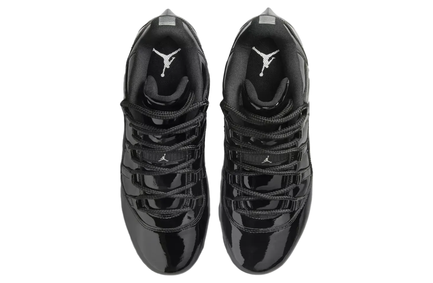 air jordan 11 low td cleat black patent 2