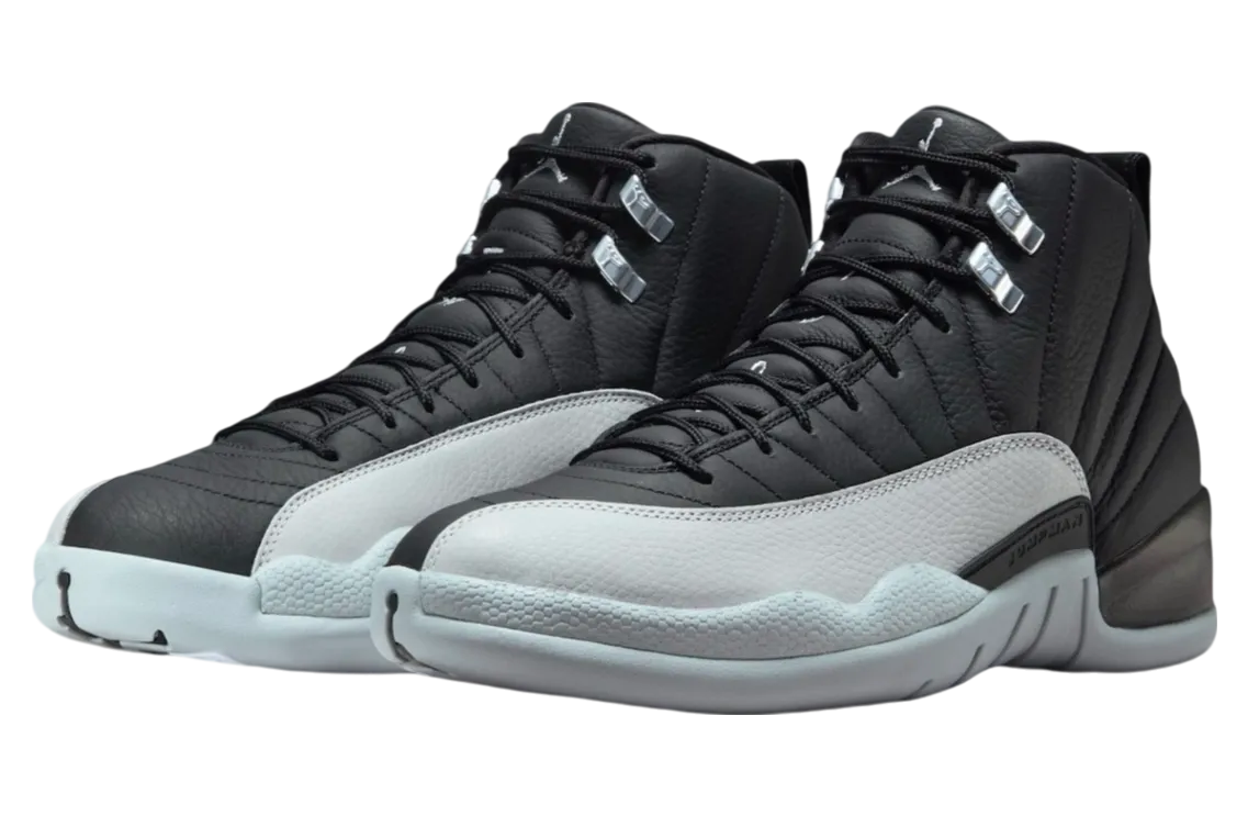 air jordan 12 barons black wolf grey 0