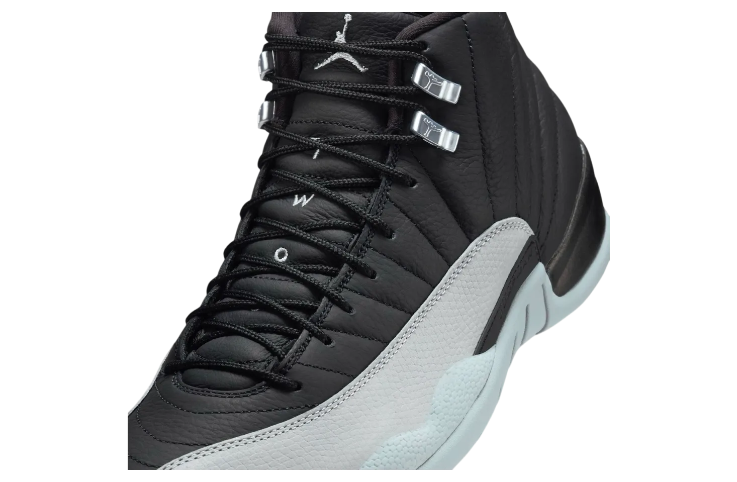 air jordan 12 barons black wolf grey 5