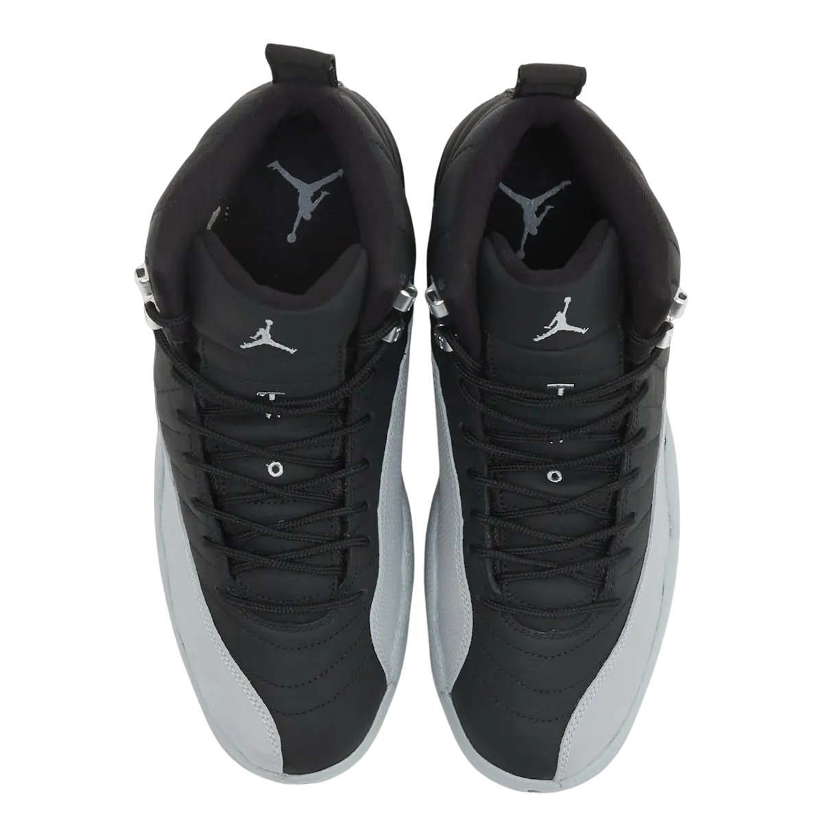 air jordan 12 black wolf grey 1