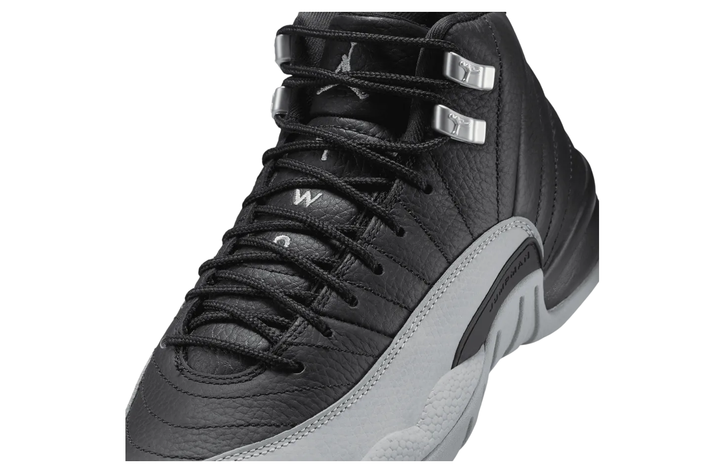 air jordan 12 gs barons black wolf grey 5