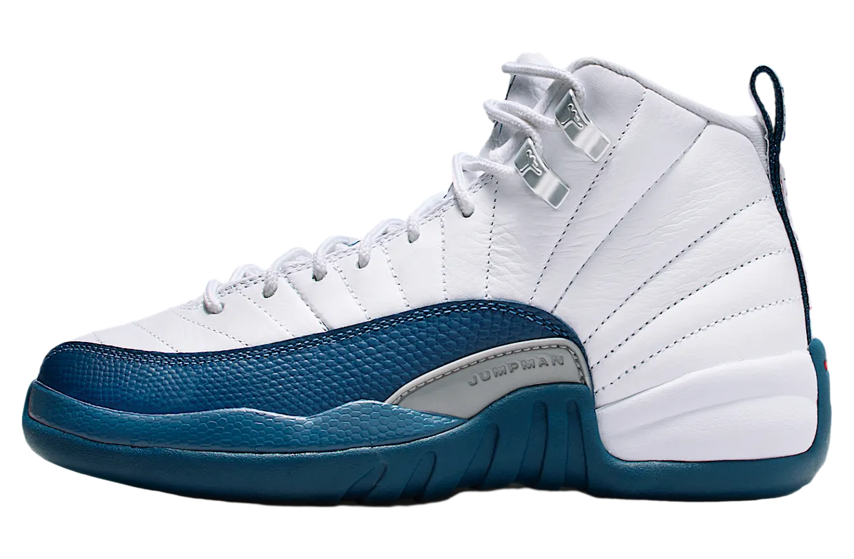 air jordan 12 gs white metallic silver