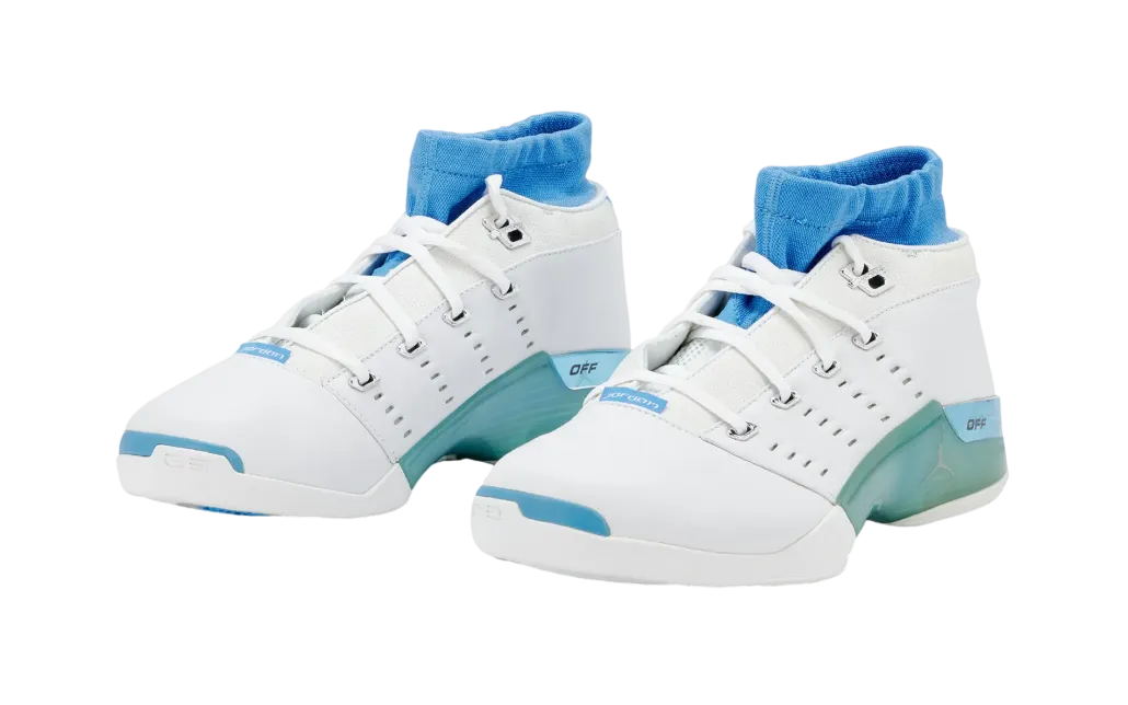 air jordan 17 low unc carolina 0