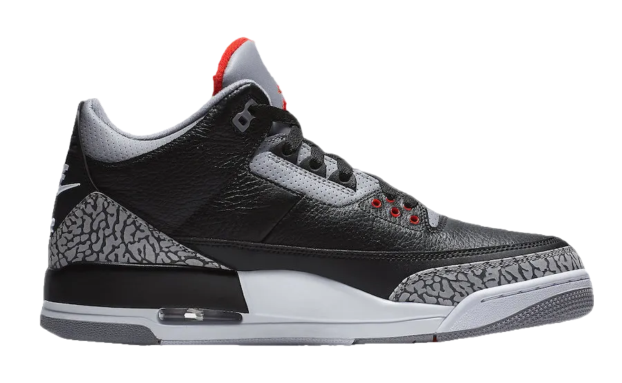 air jordan 3 black cement 2024 0