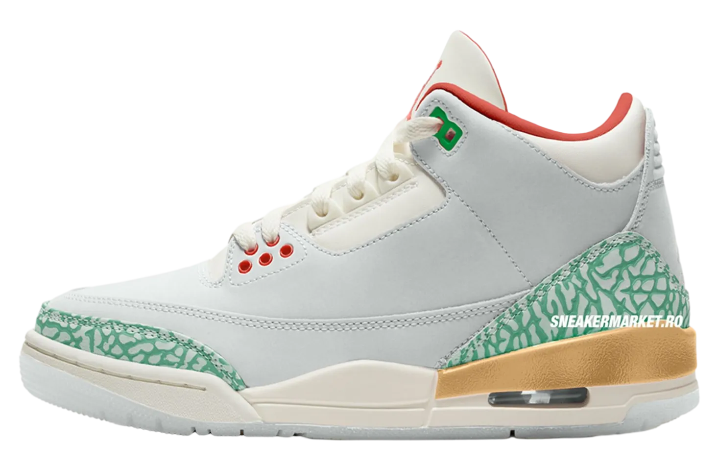 air jordan 3 og summit white pine green 0