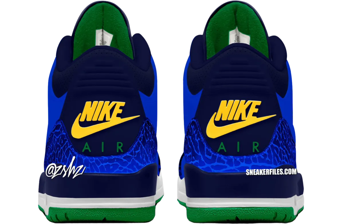 air jordan 3 racer blue lucky green 0