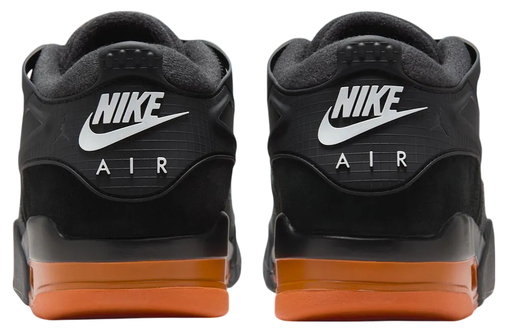 air jordan 4 rm black orange 2