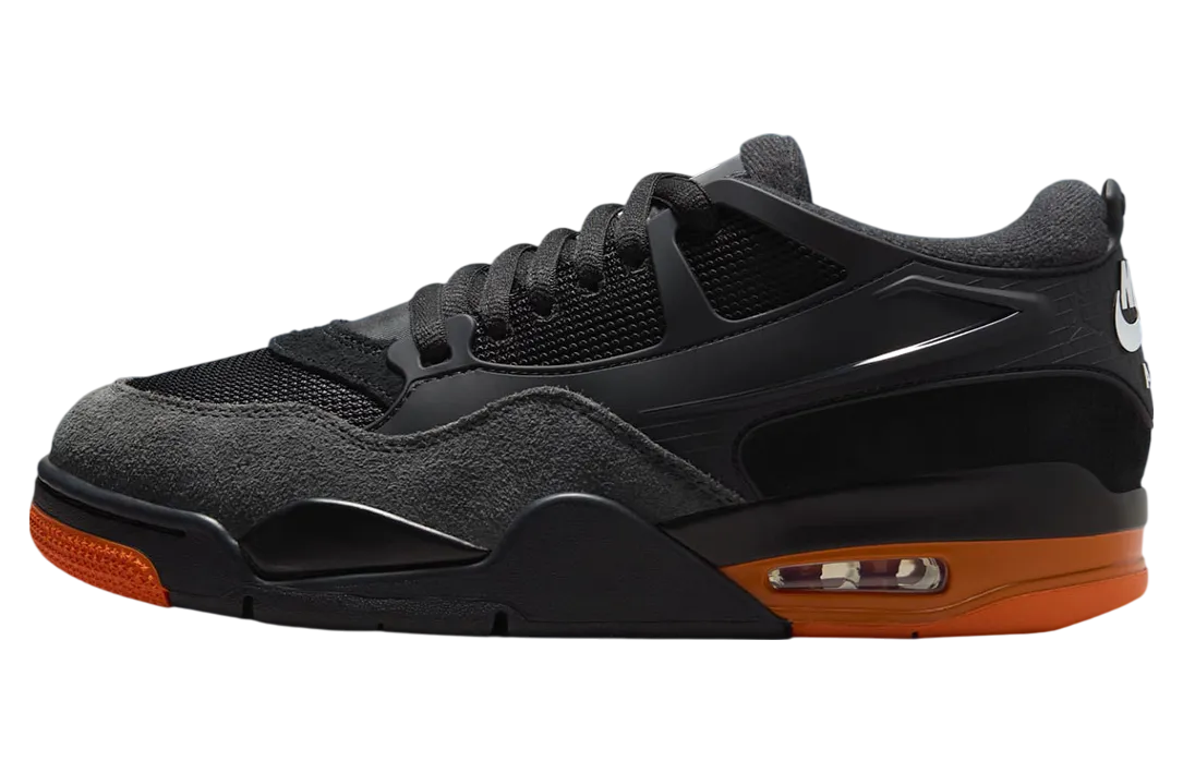 air jordan 4 rm black orange