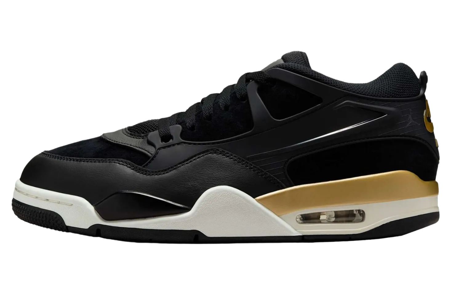 air jordan 4 rm black sail metallic gold