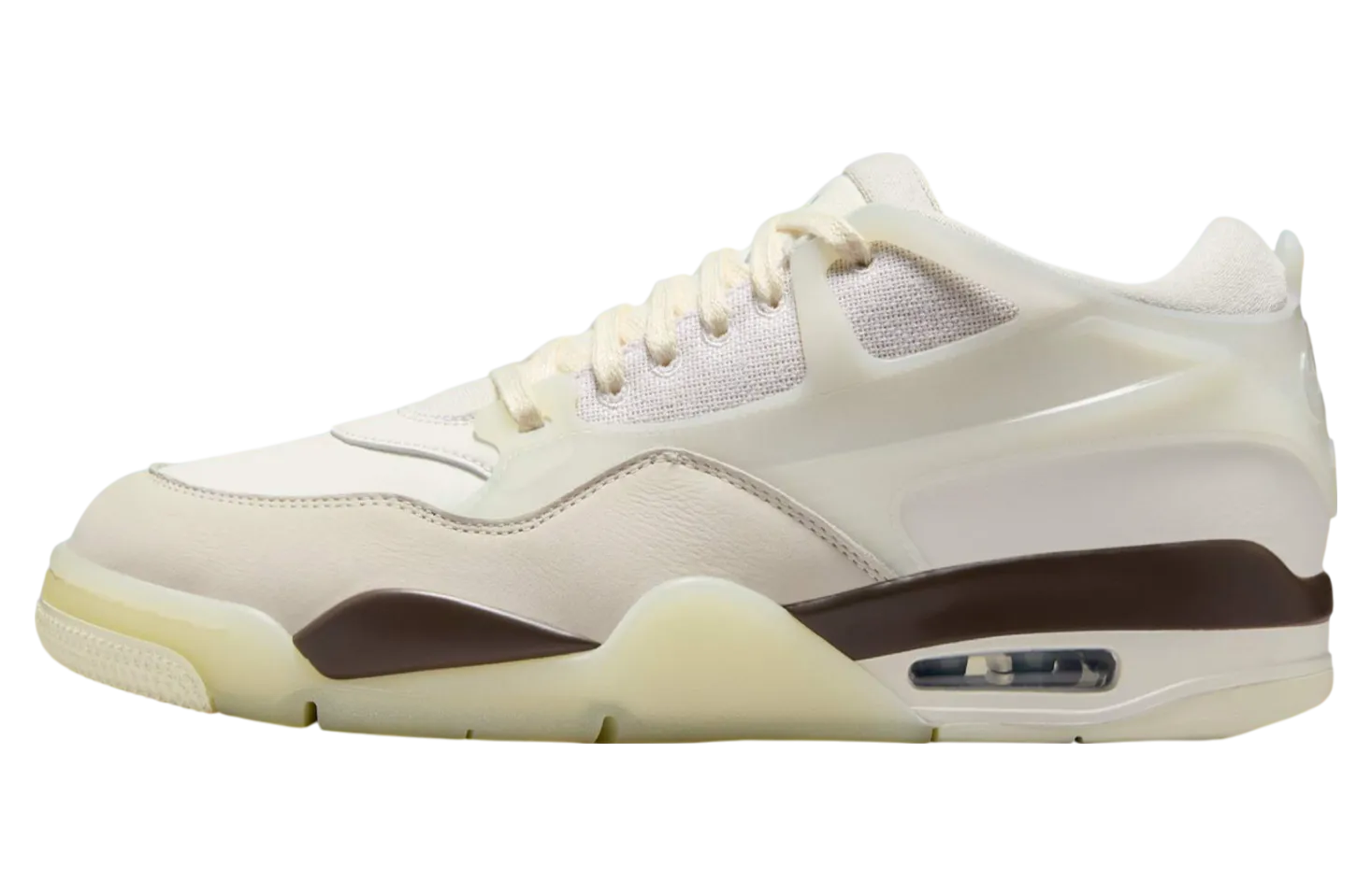 air jordan 4 rm sail brown