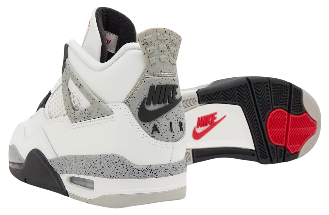 air jordan 4 white cement 2025 4