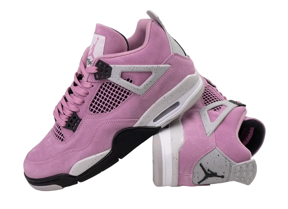 air jordan 4 wmns orchid 1