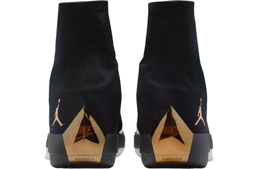 air jordan 4028 black metallic gold 3