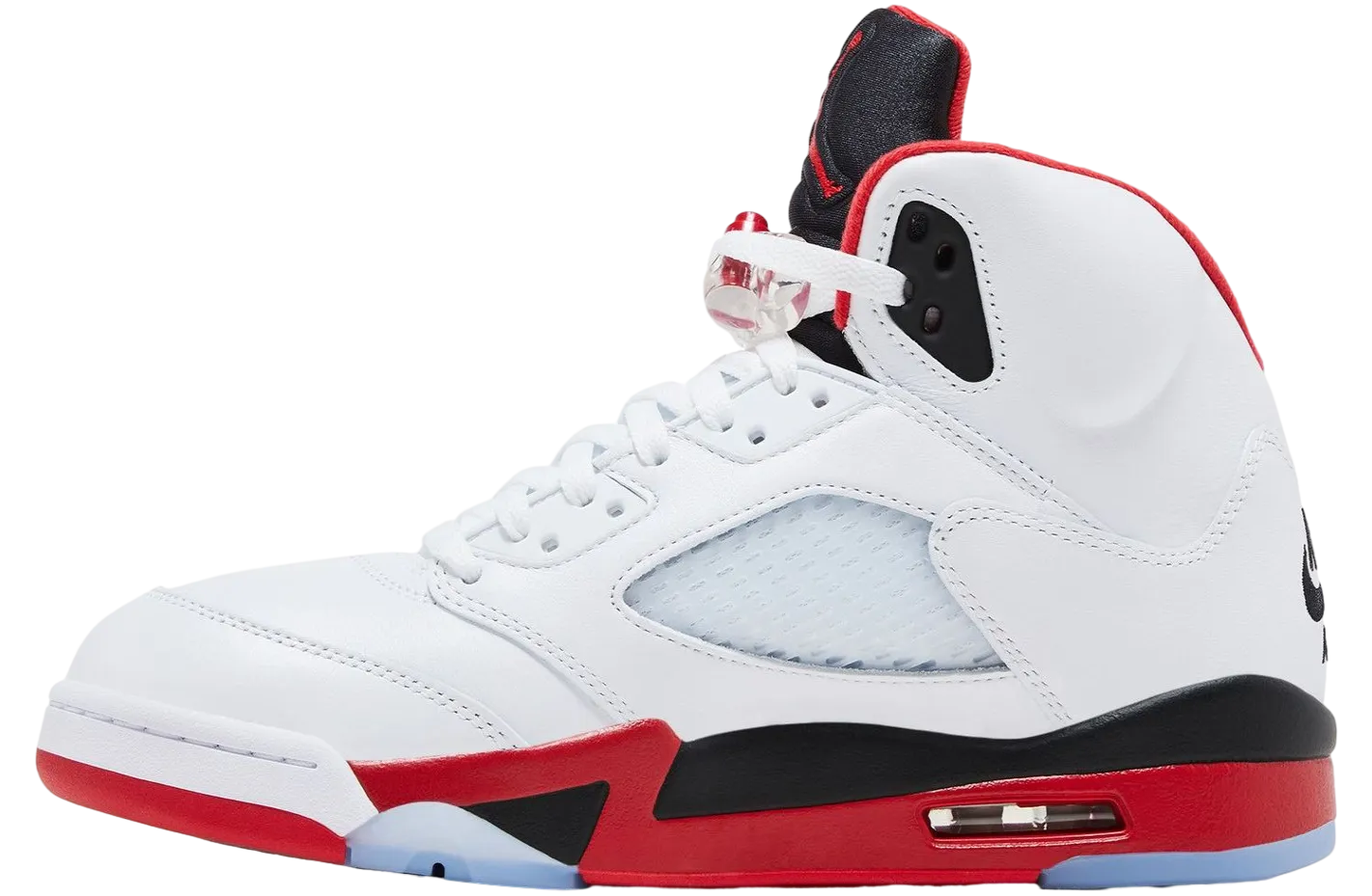 air jordan 5 fire red black tongue white fire red 2