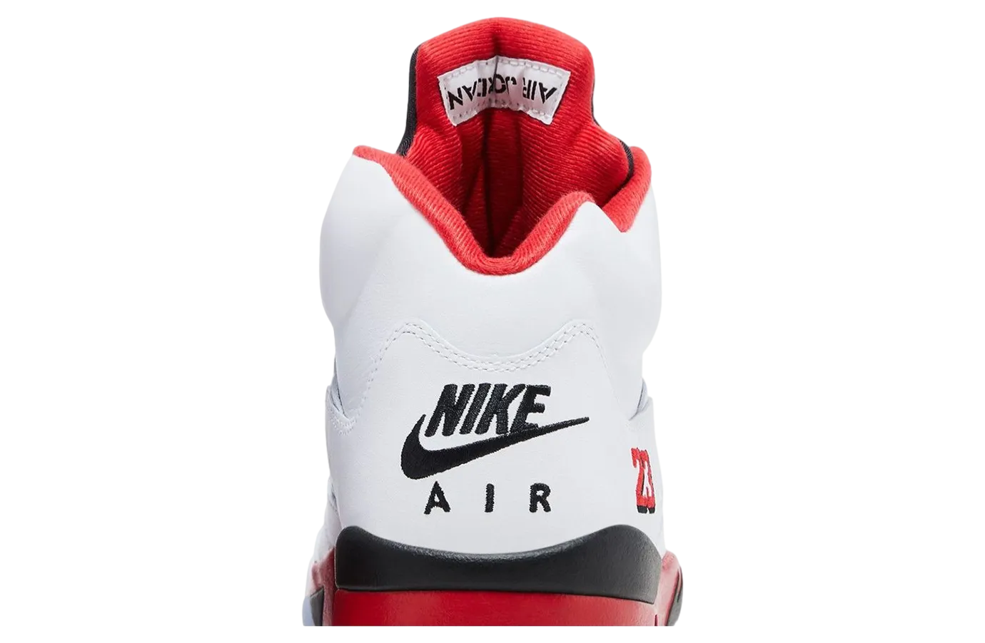 air jordan 5 fire red black tongue white fire red 7