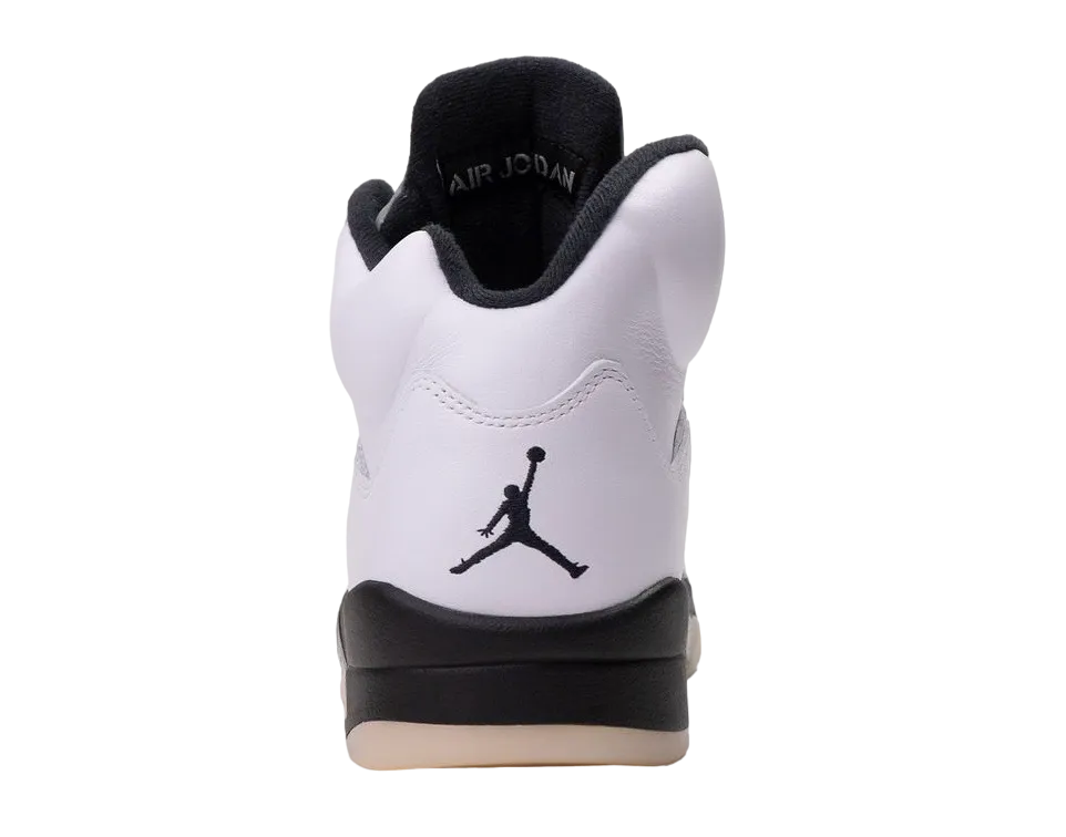 air jordan 5 white black 4