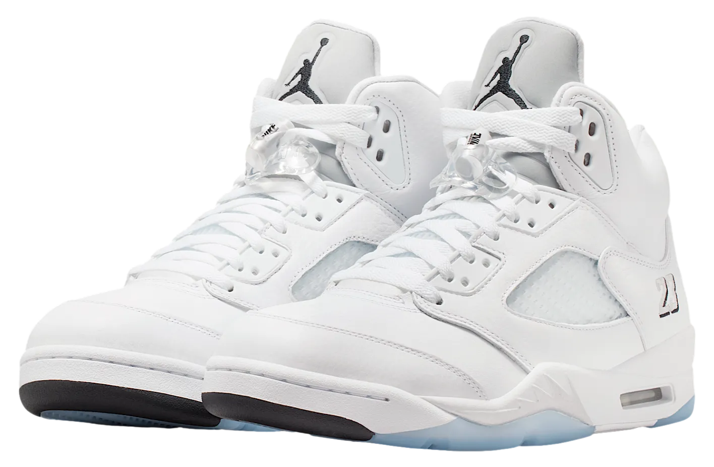 air jordan 5 white black metallic silver 3